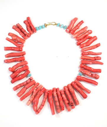 Branch Coral Collar Necklace